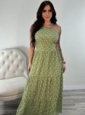 vestido longo fiorella verde