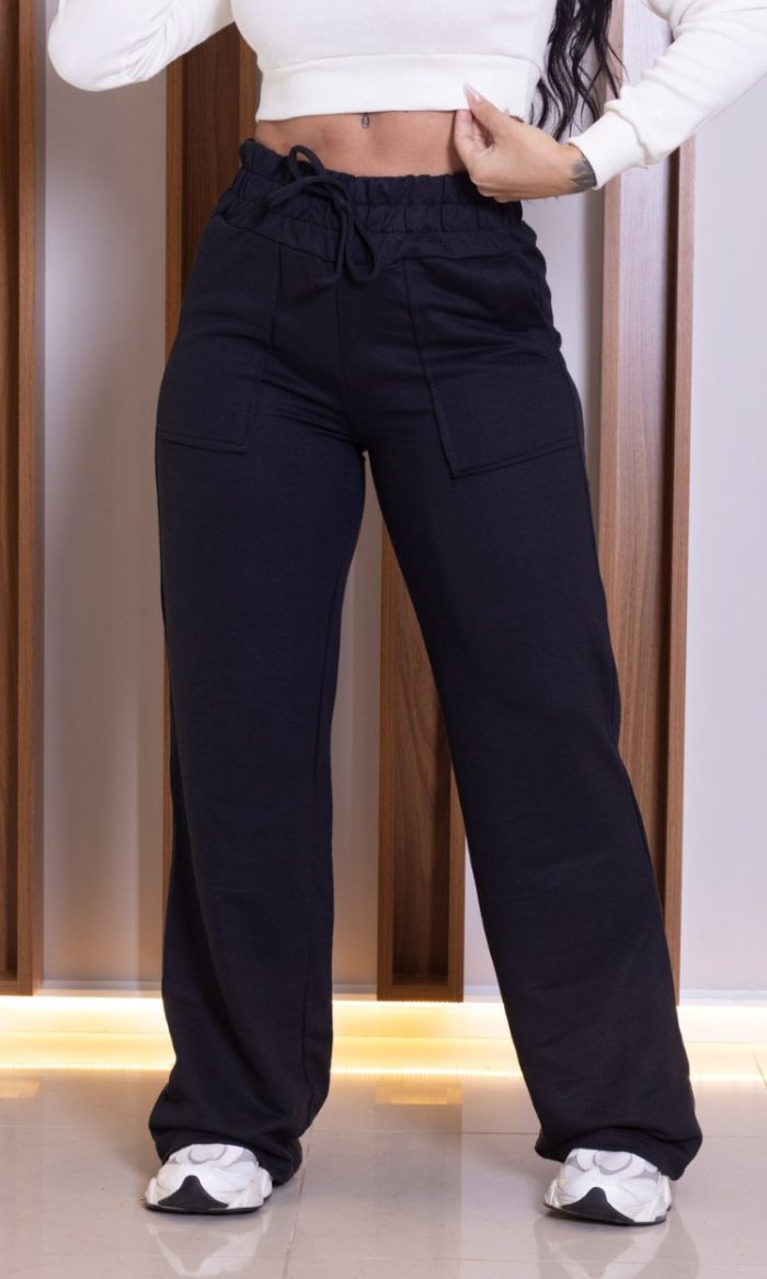 calça moletinho preta calça moletinho preta