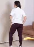 legging pezinho marrom