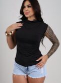 blusa franzida