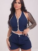conjunto mille azul marinho
