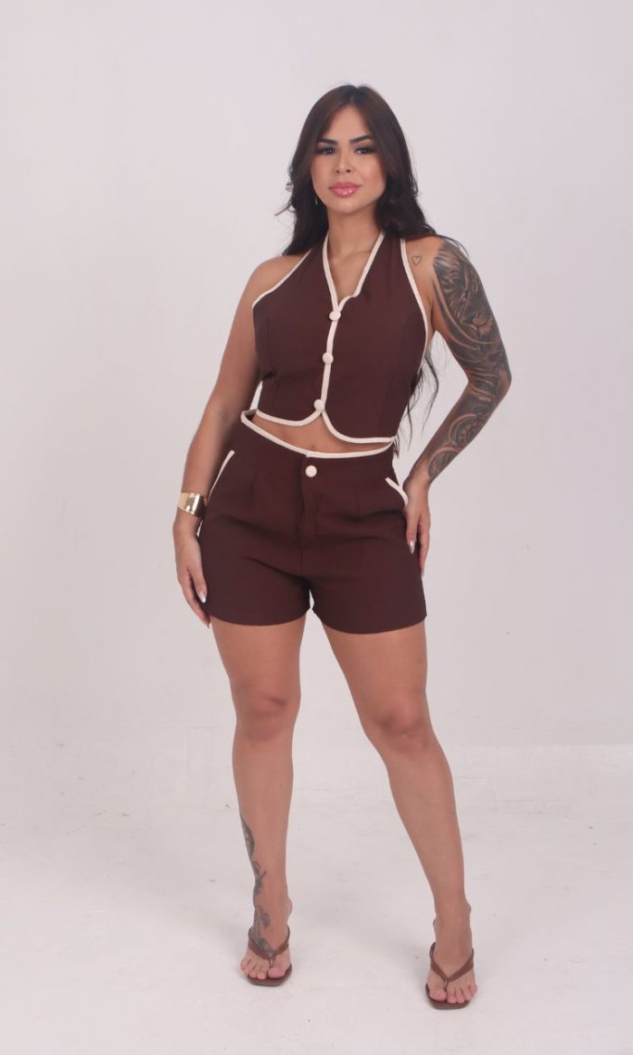 conjunto mille marrom
