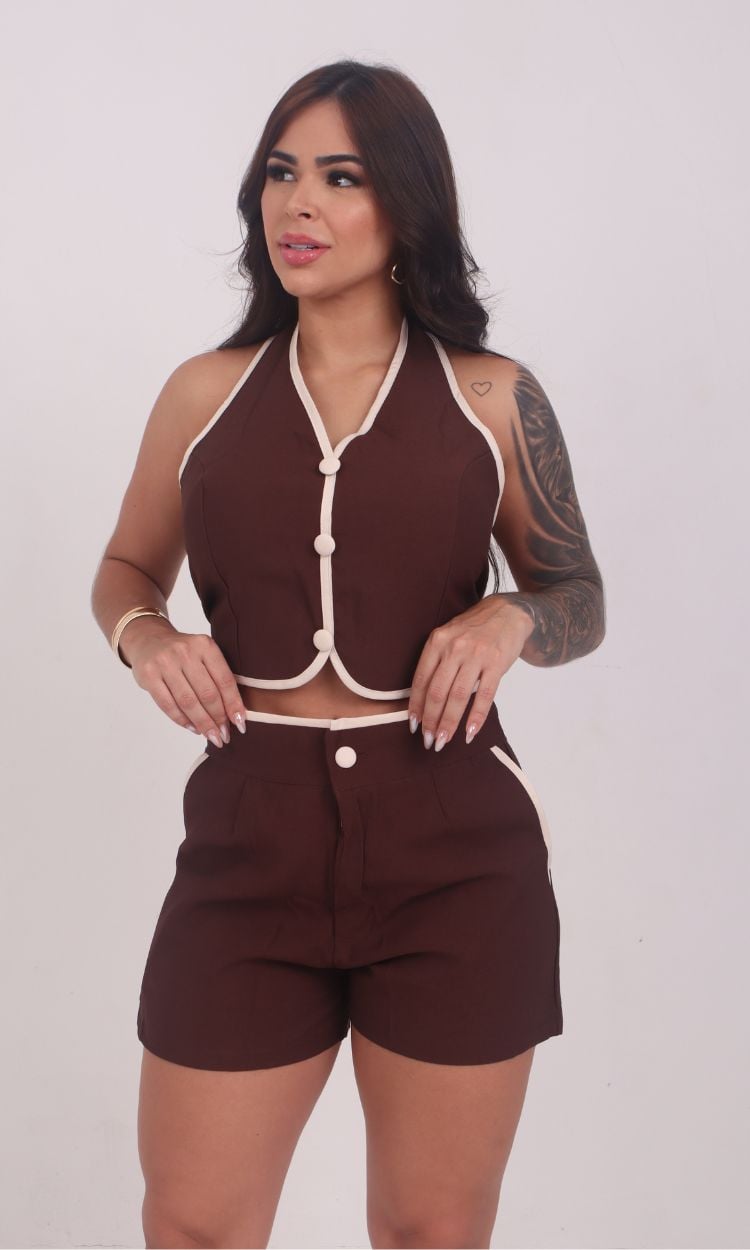 conjunto mille marrom